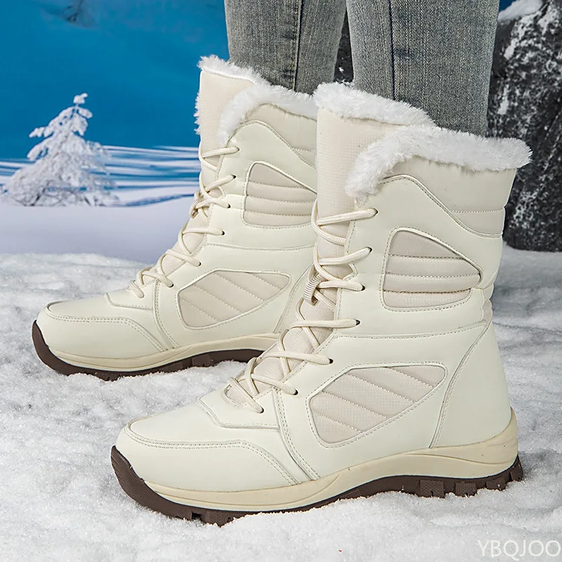 Waterproof Winter Boot - Scarpe da uomo invernali alte, spesse,