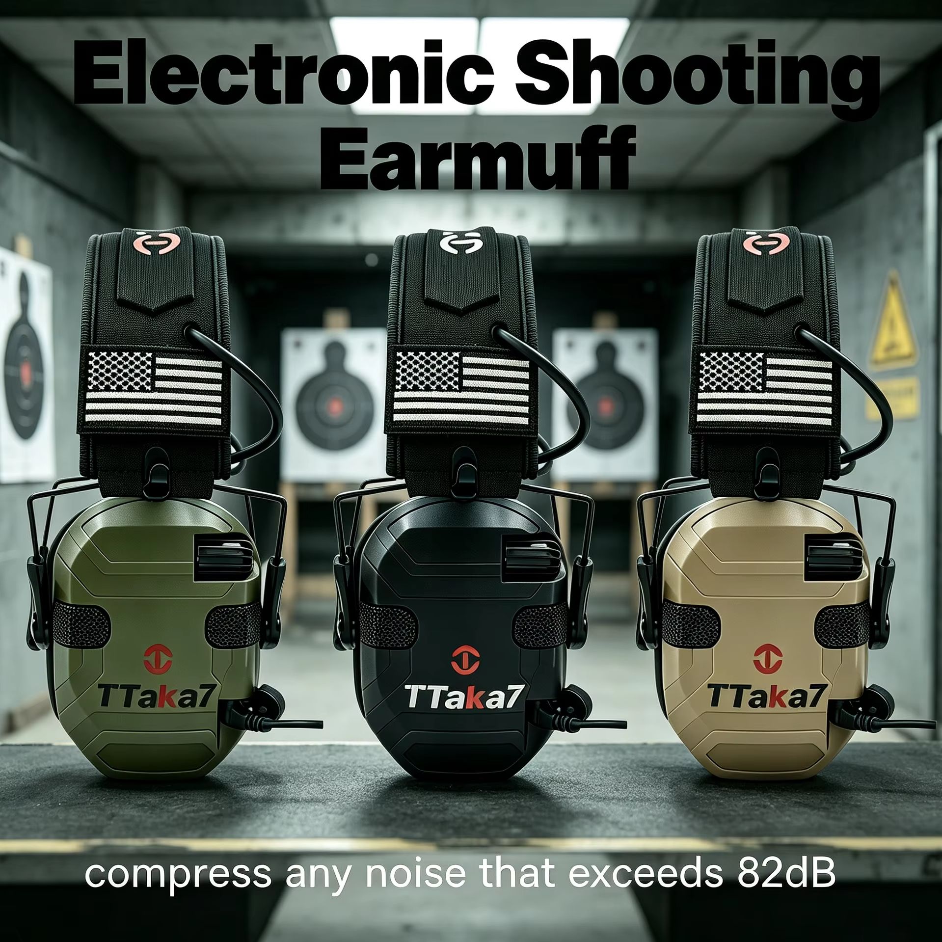 Earmuffs Foldable - Nuove Cuffie Tattiche Elettroniche Pieghevoli per