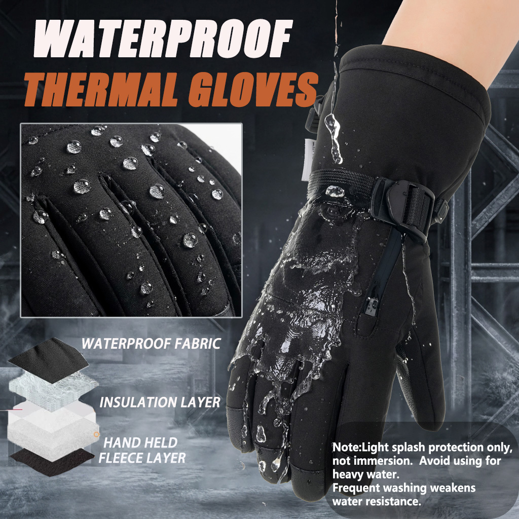 Snow Glove Insulated - Guanti da Sci Invernali per Uomo