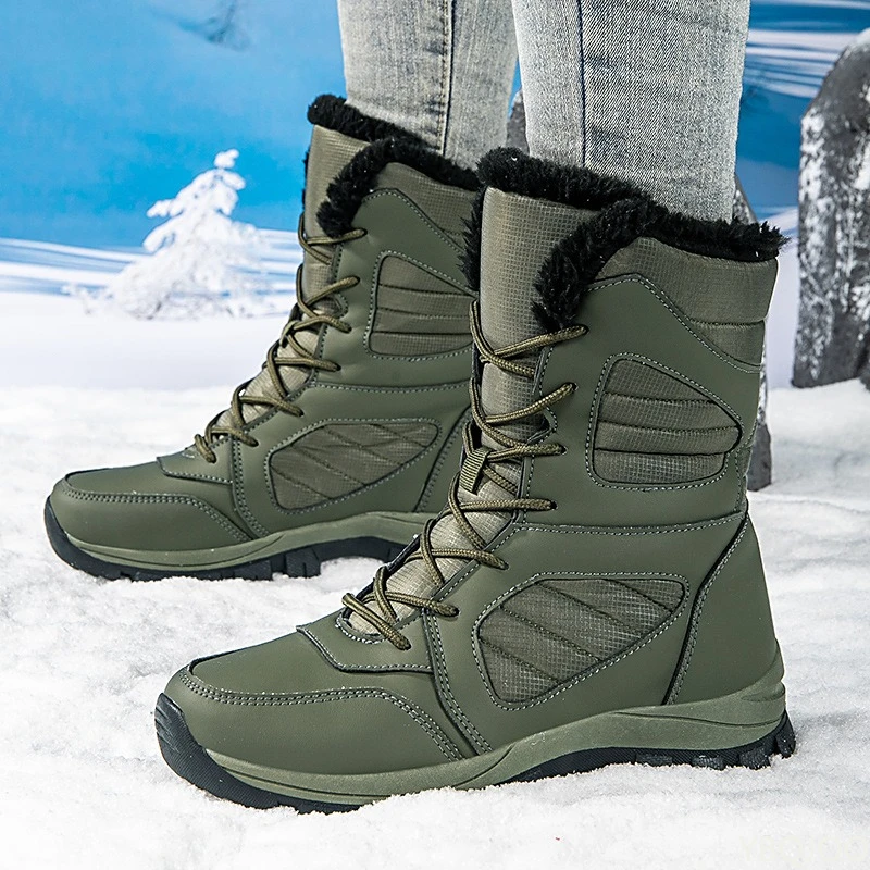 Scarpe da uomo invernali alte, - Waterproof Winter Boot recensione e prezzo